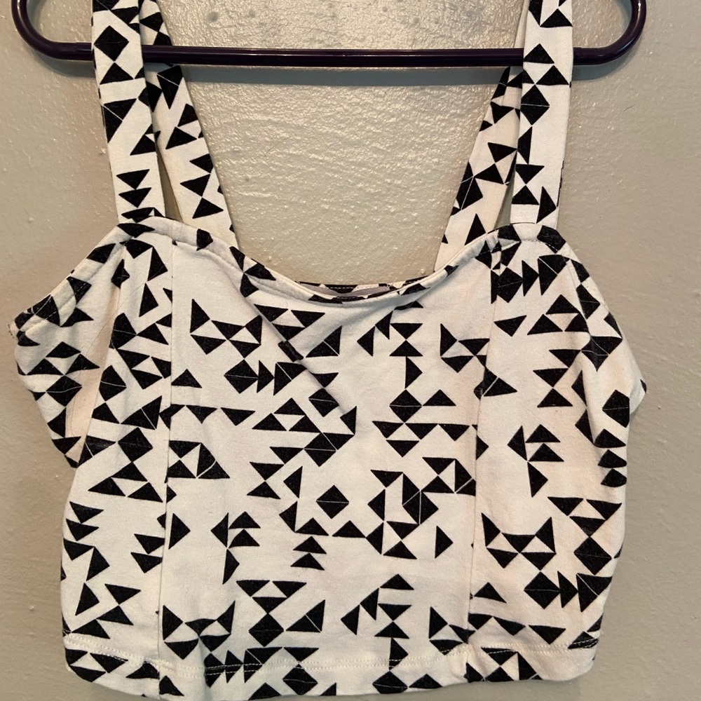 White crop top